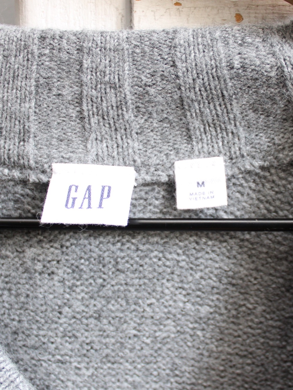 GAP CashSoft Relaxed Crewneck Pullover Sweater Heather Gray Women's Size Medium - Picture 4 of 7